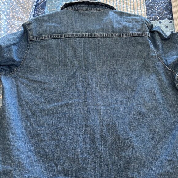 Draper's & Damon's Women's Denim Jacket Size P-XL Full Zip Embellished - Picture 5 of 6